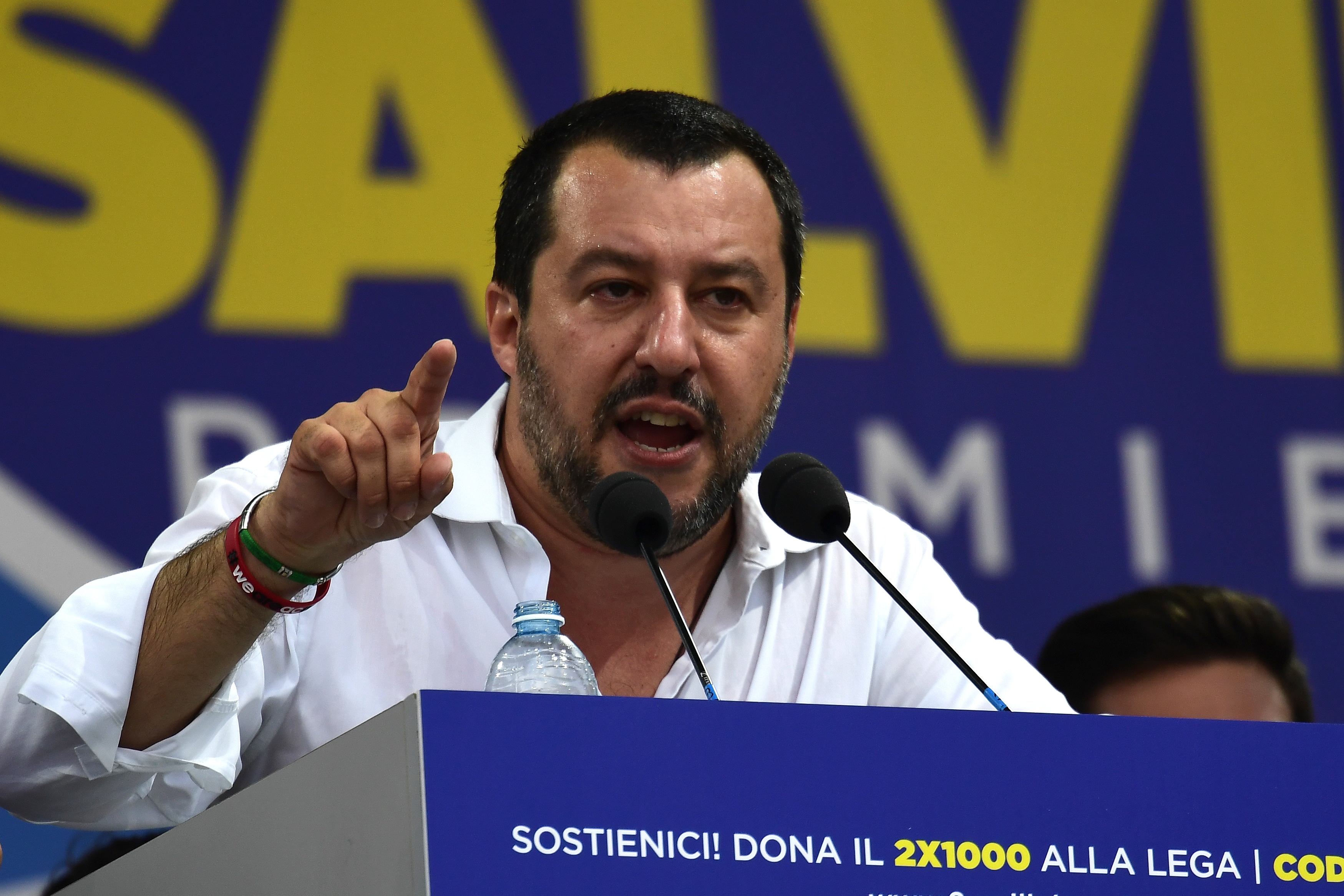 Salvini è stato denunciato per istigazione all’odio razziale da un gruppo di cittadini di Treviso