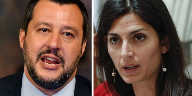 Salvini bla bla bla. Virginia Raggi al Messaggero: “Noi stufi delle sue chiacchiere sulla pelle dei romani”