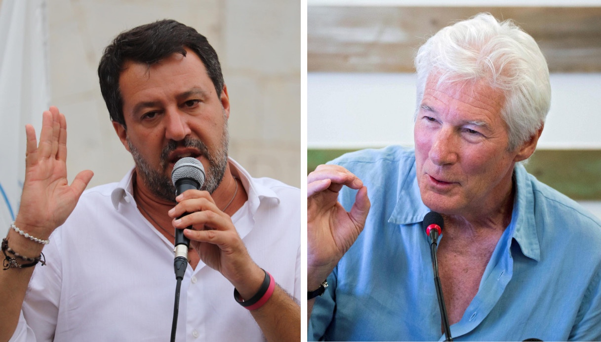 Open Arms, Richard Gere pronto a testimoniare contro Salvini. Il commento del vicepremier: «Risponderemo con Lino Banfi»