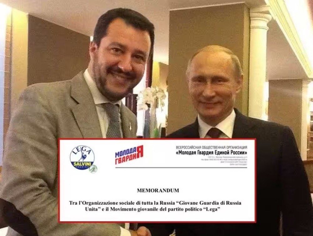 Matteo Salvini e il patto con Russia Unita: «L’accordo tra la Lega e Putin mai sciolto»